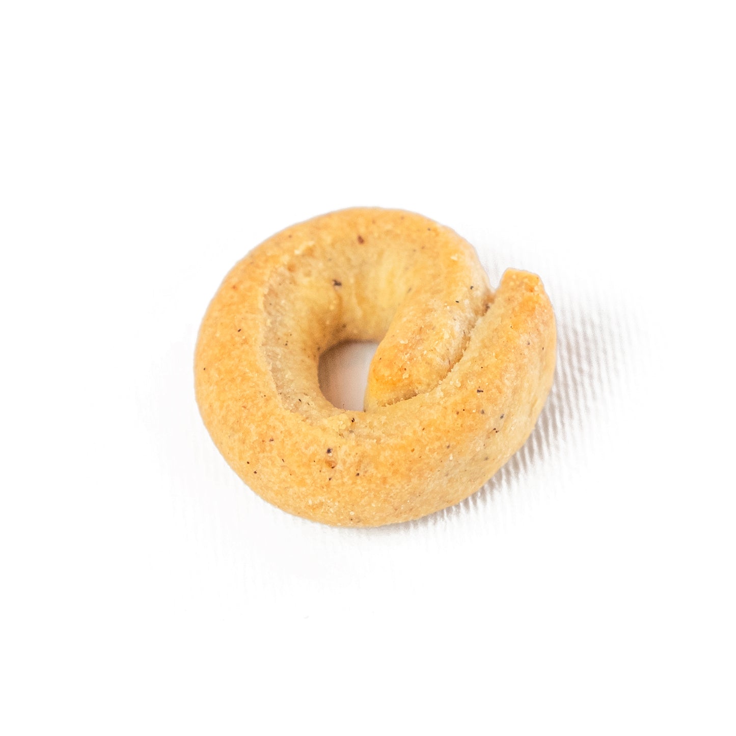 Homemade Apulian Taralli with Black Pepper